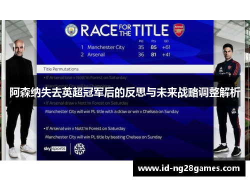 阿森纳失去英超冠军后的反思与未来战略调整解析