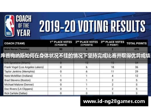 库普梅纳斯如何在身体状况不佳的情况下坚持完成比赛并取得优异成绩