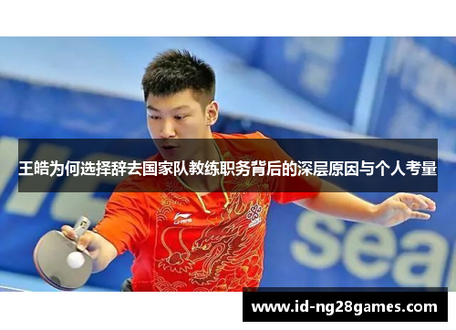 王皓为何选择辞去国家队教练职务背后的深层原因与个人考量